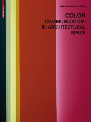 cover image of Color--Communication in Architectural Space